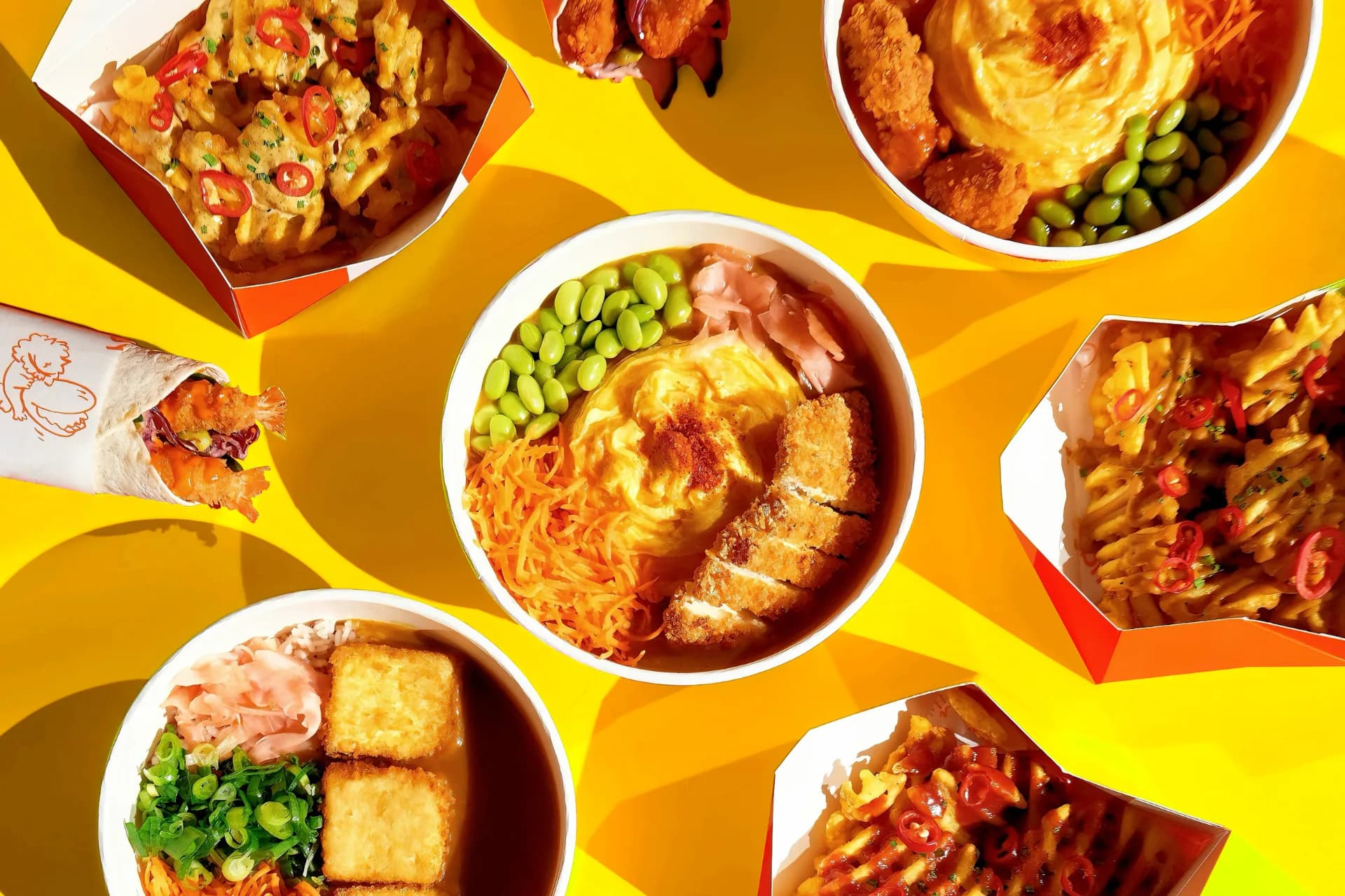 Buy & Bite tornado omurice food range