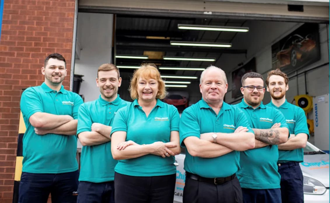 ChipsAway franchise team - the UK's largest mobile SMART car body repair network