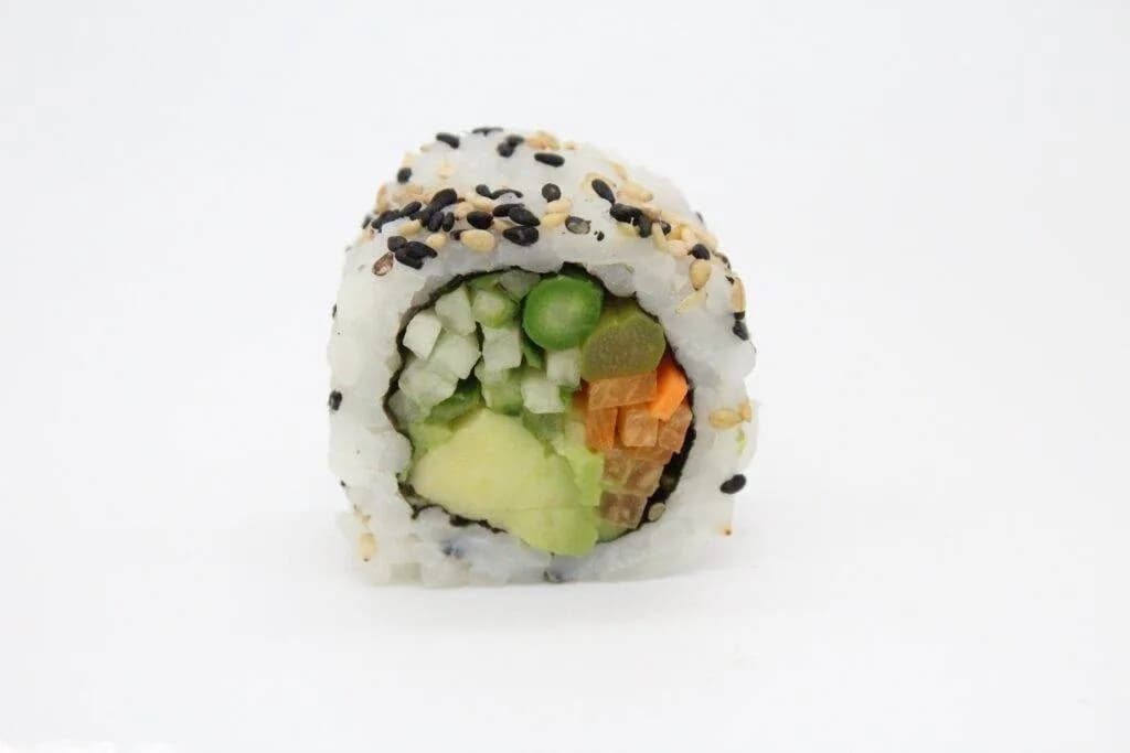 Sushi Handroll signature vegetable roll prepared fresh to order