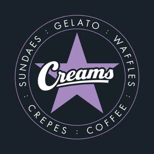 Creams Cafe Franchise logo