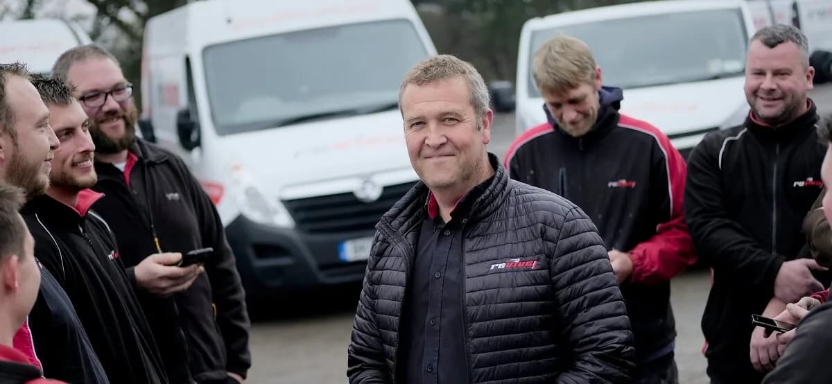 Revive franchise team and branded vans