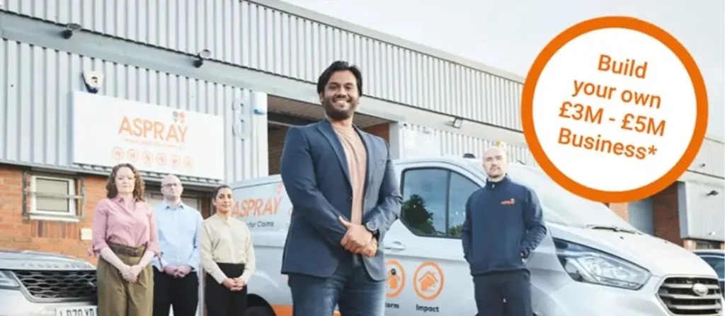 Join Aspray – a leading UK franchise in property damage restoration and insurance claim management