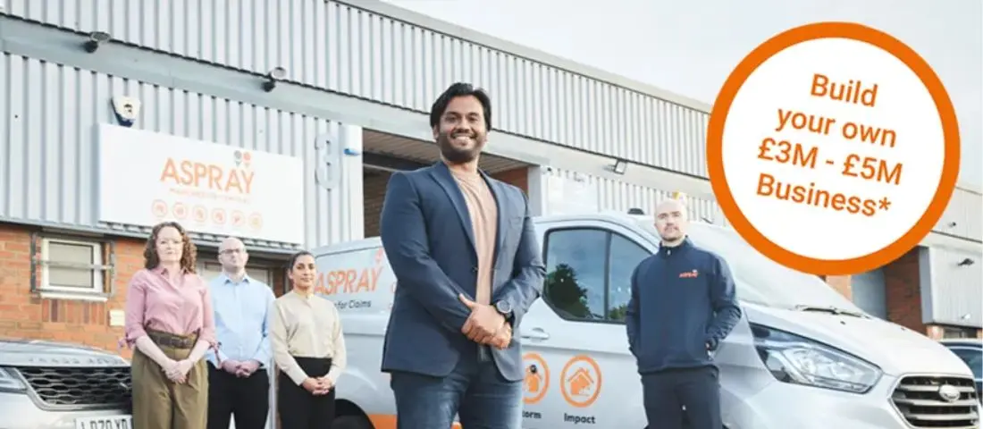 Join Aspray – a leading UK franchise in property damage restoration and insurance claim management