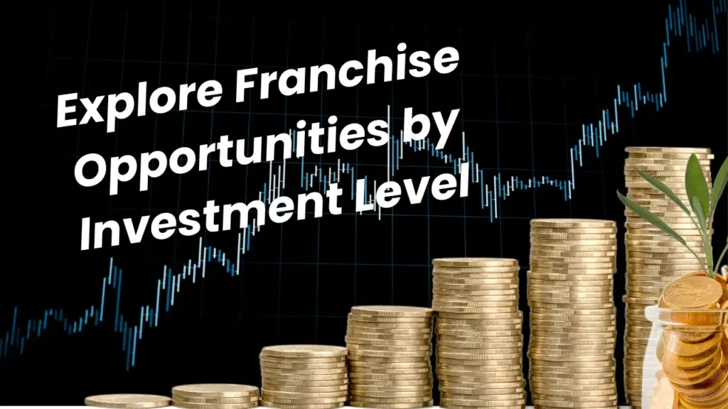 Explore franchise investment levels – from under £10,000 to over £100,000