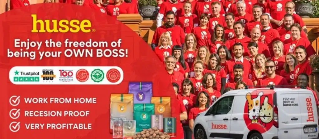Join the Husse franchise – a leading UK opportunity delivering premium pet food and accessories direct to customers’ doors